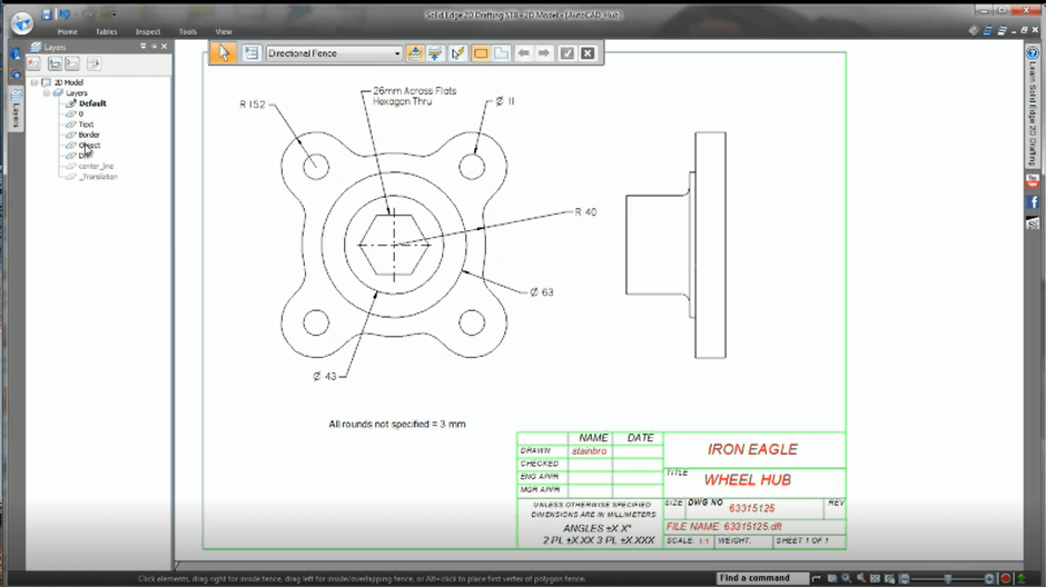 sOLID eDGE 2D dRAFTING